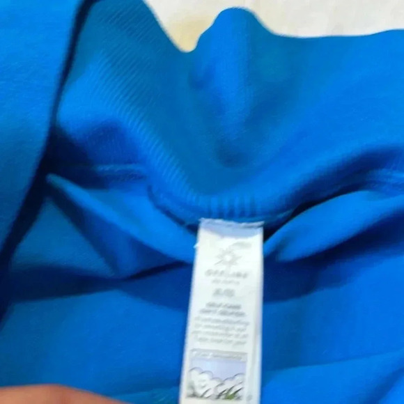 Aerie Blue Terry Cloth Skort Elastic Wasit size XL - Picture 5 of 6